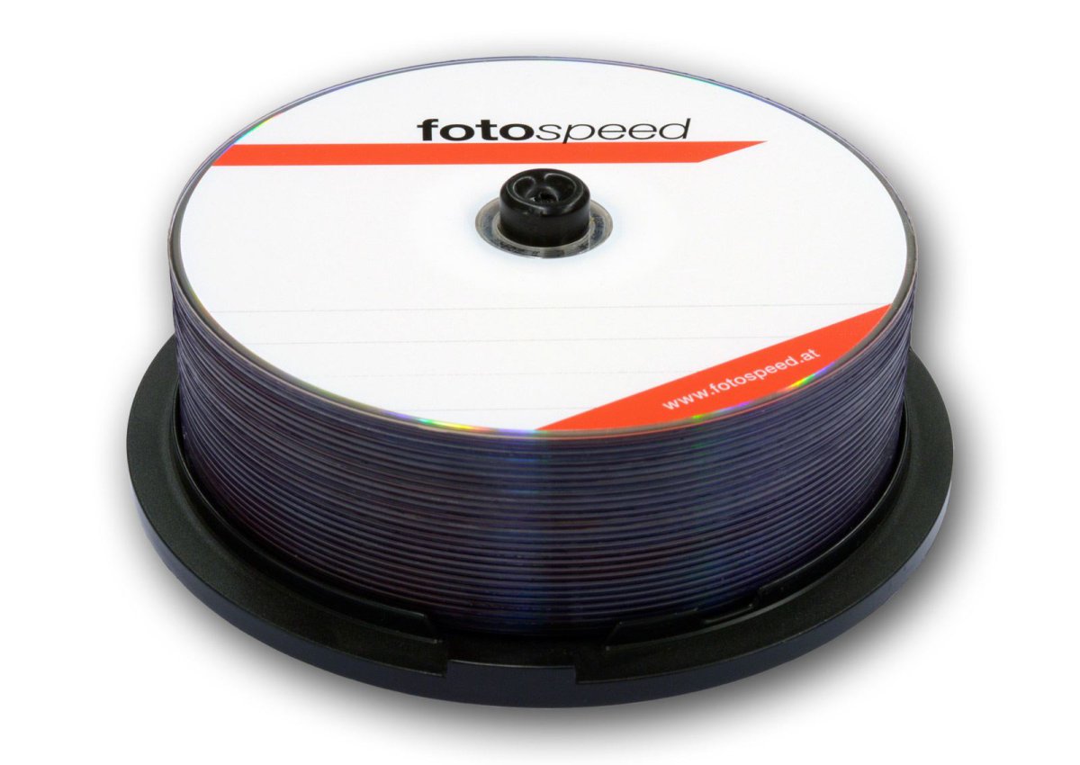 DVD auf Spindel